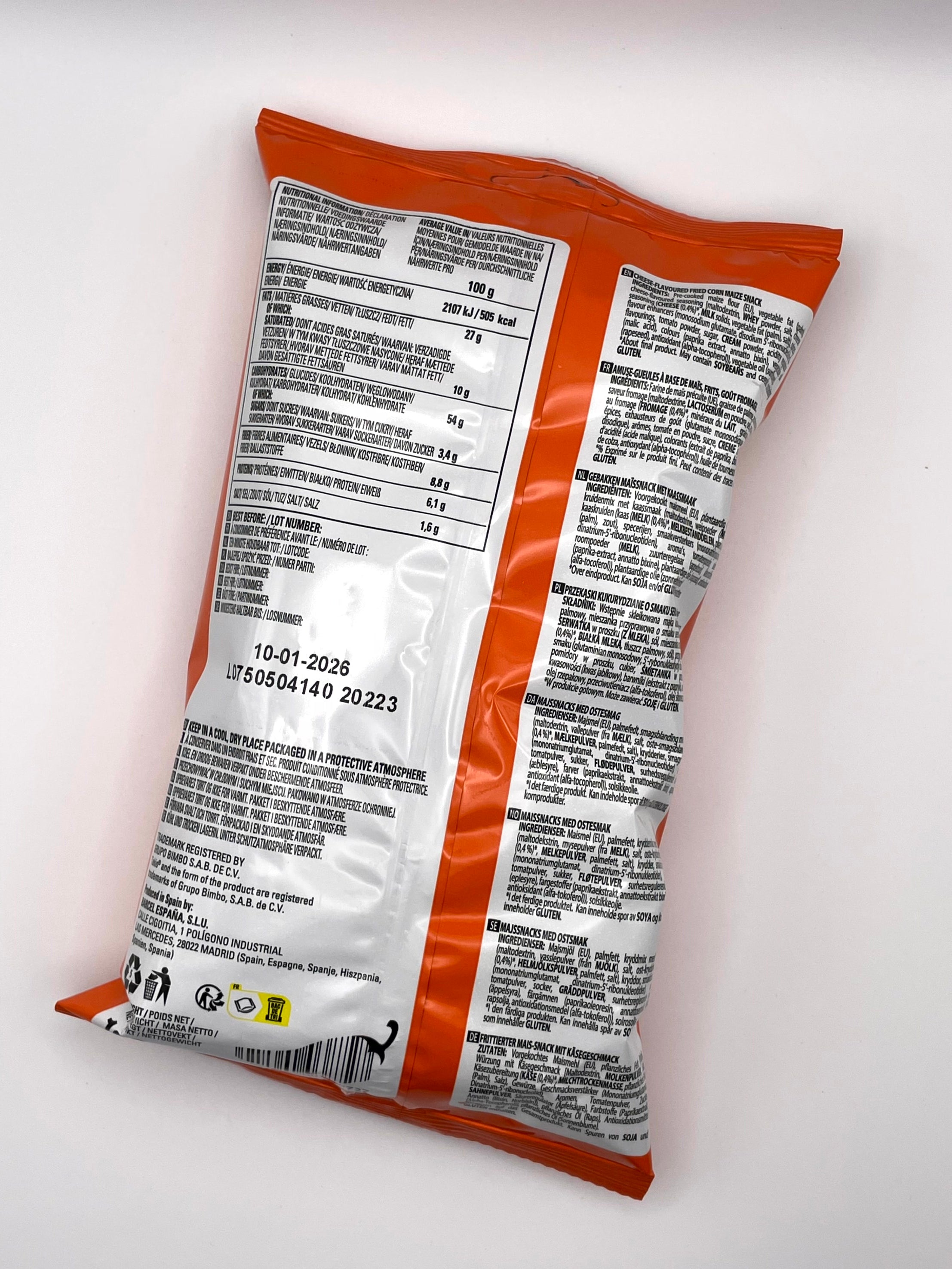 Takis Intense Nacho – Mais-Snack mit Käsegeschmack (100 g)