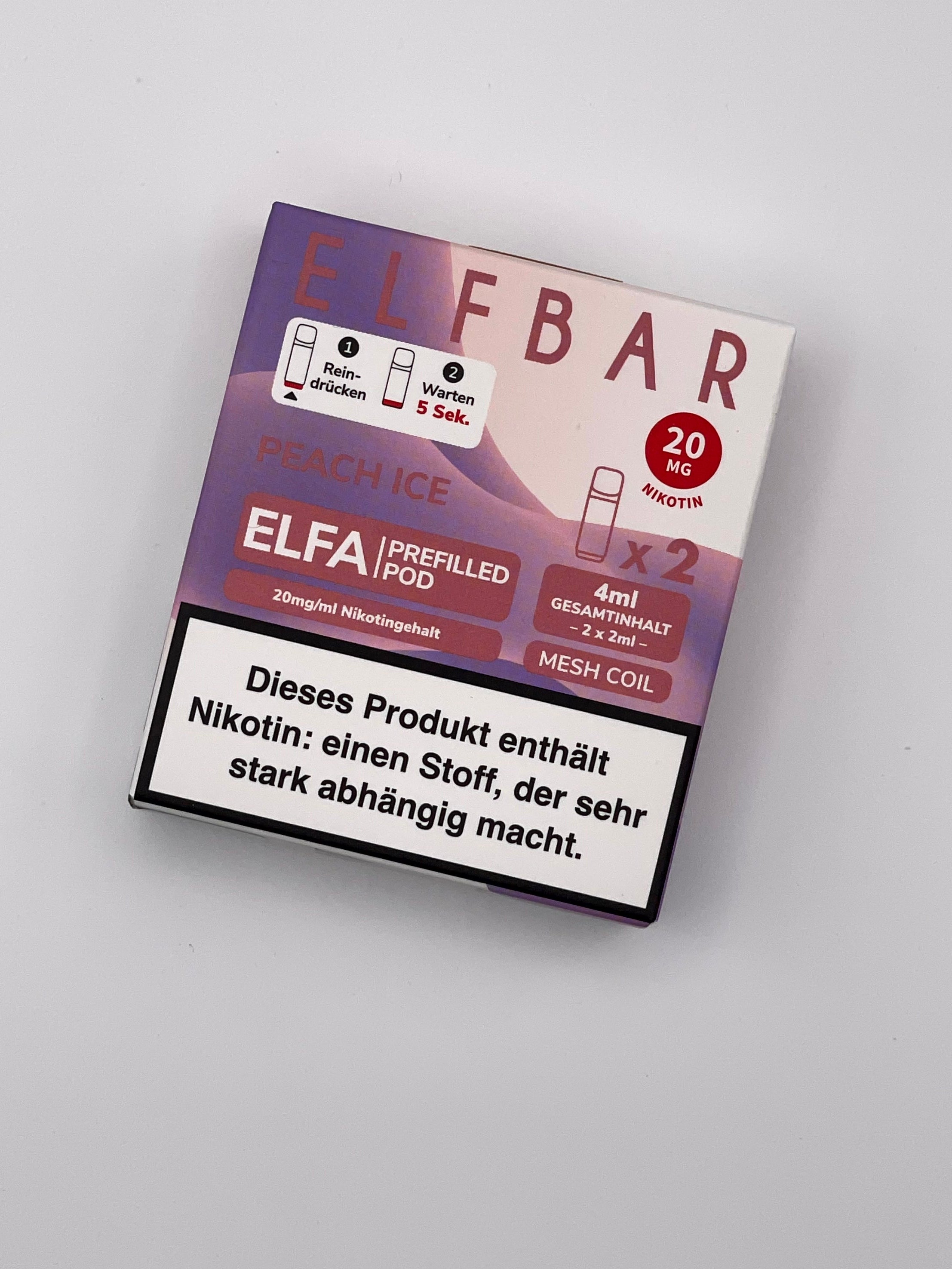 ELFBAR ELFA Peach Ice Pods