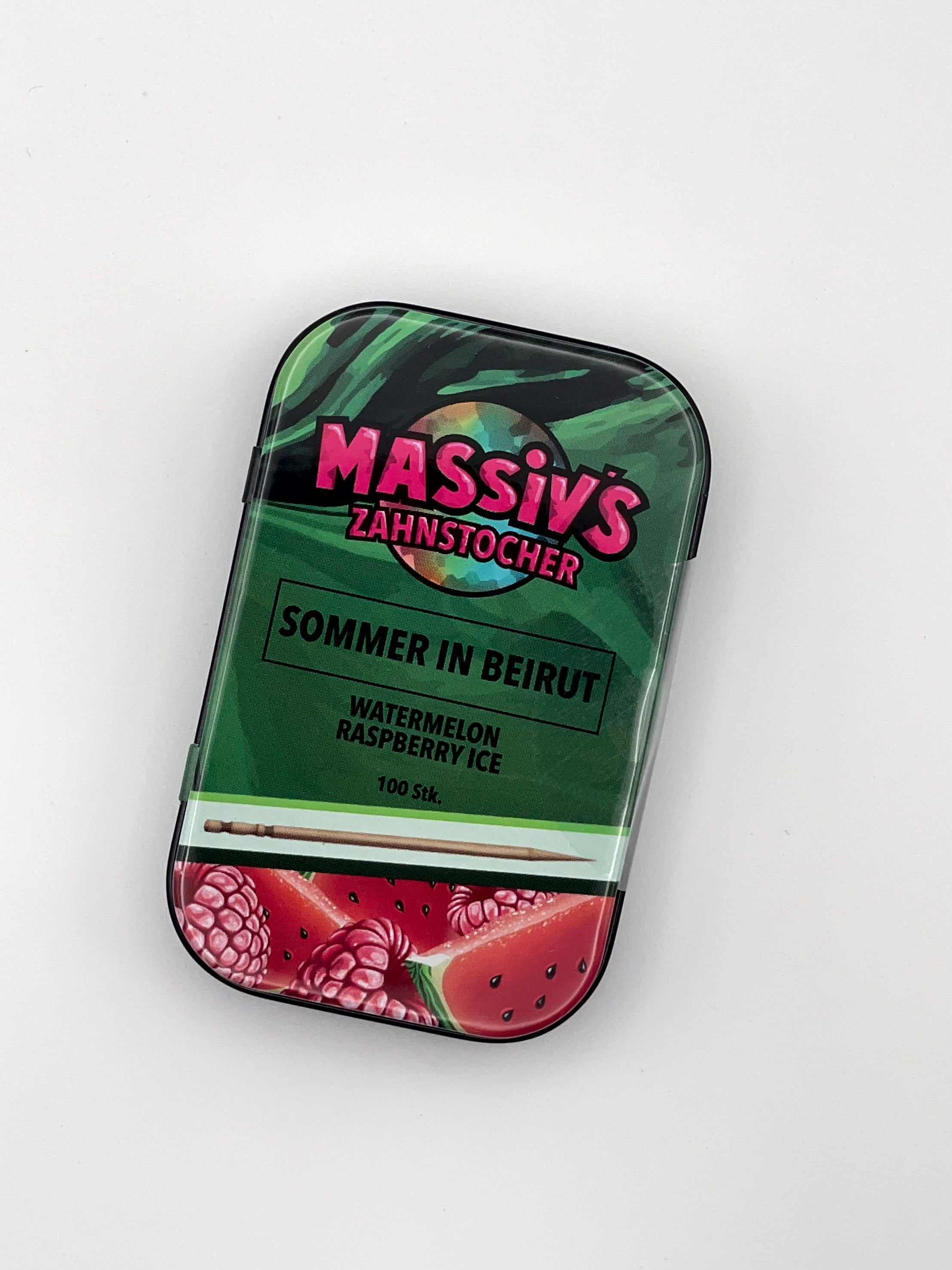 Massiv’s Zahnstocher – Sommer in Beirut (Watermelon Raspberry Ice, 100 Stk.)