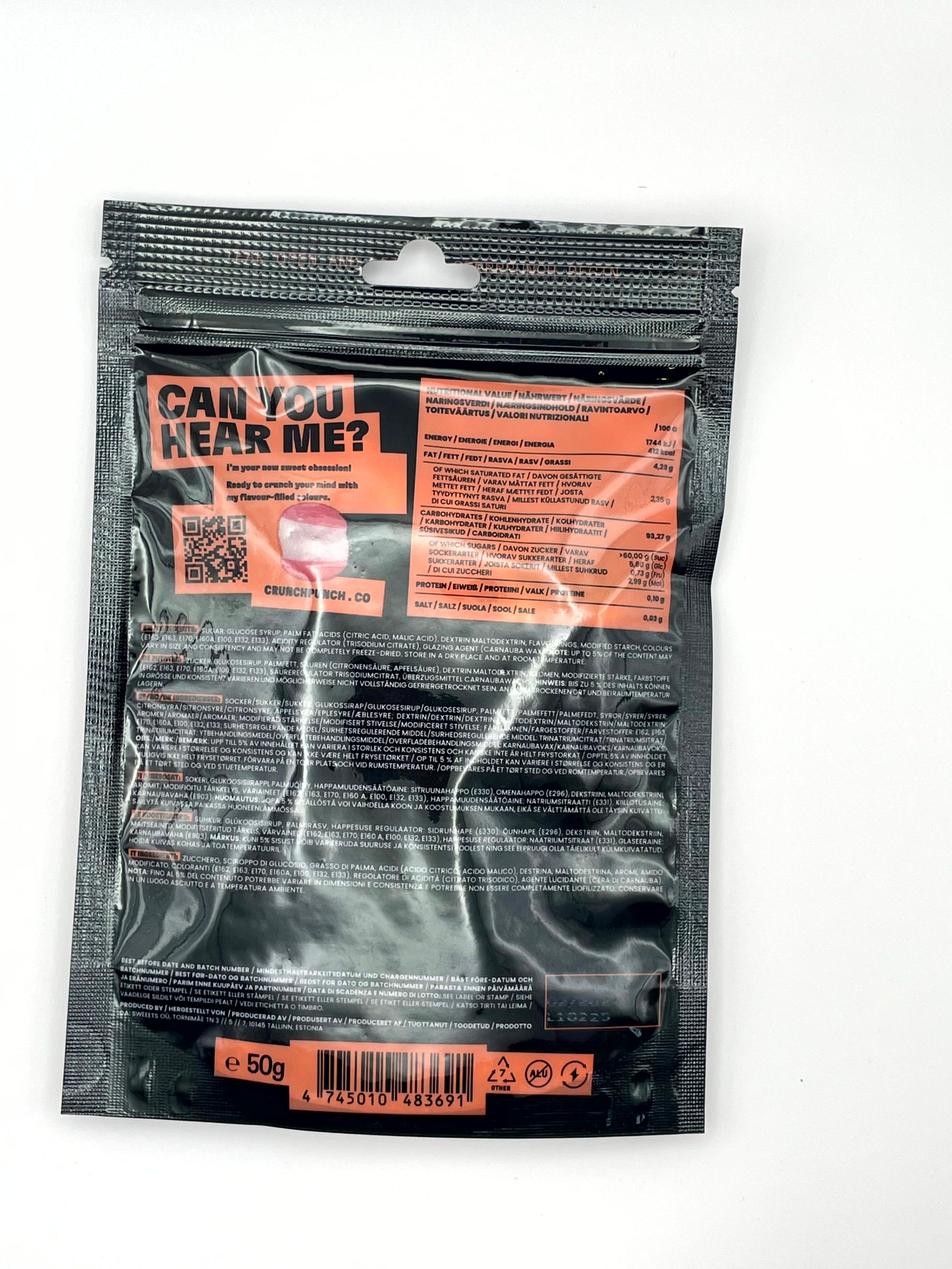 Crunch Punch Crunchy Rainbows – Gefriergetrocknete Kaubonbons (50 g)