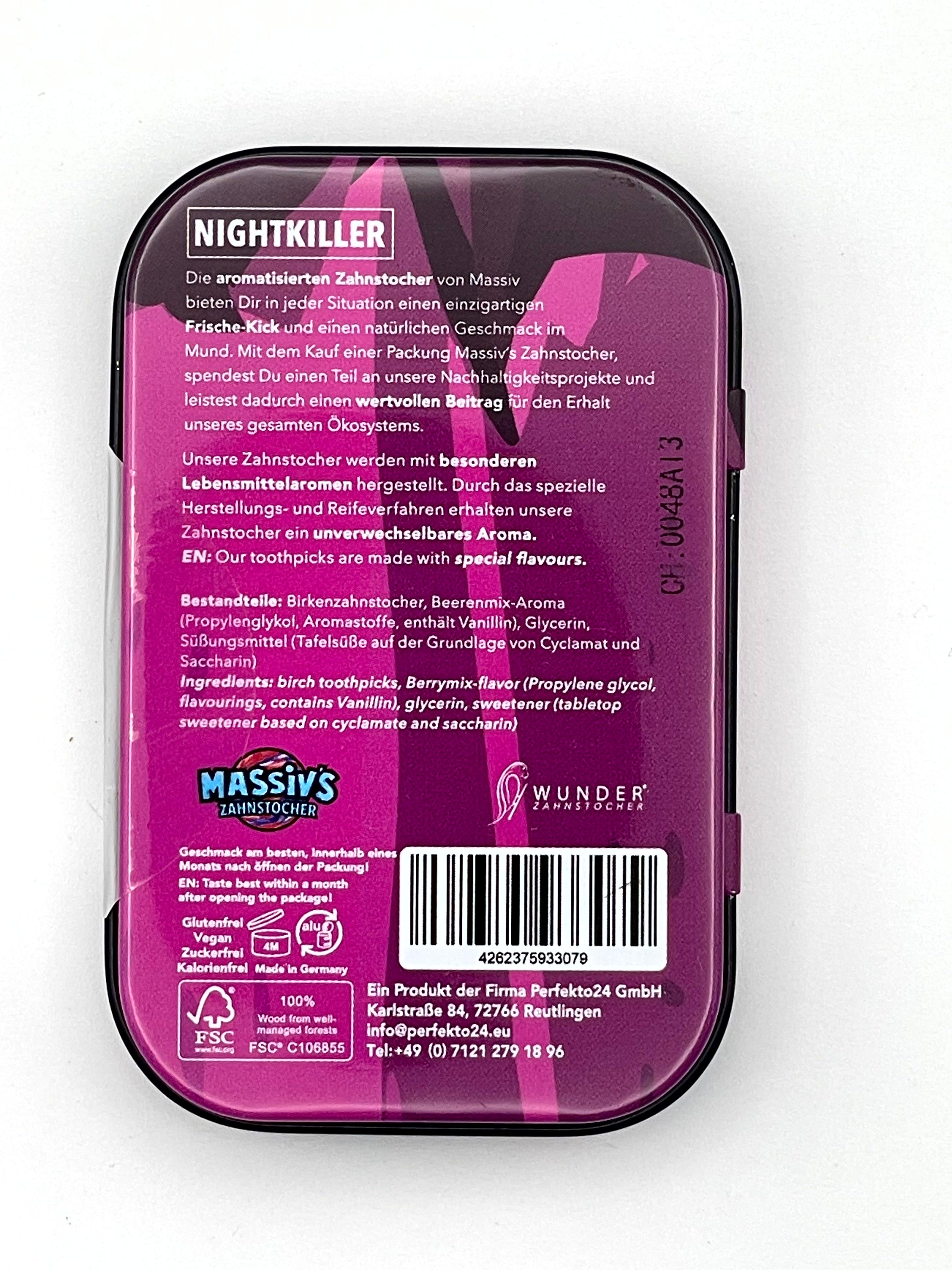 Massiv’s Zahnstocher – Nightkiller (Berrymix Ice)