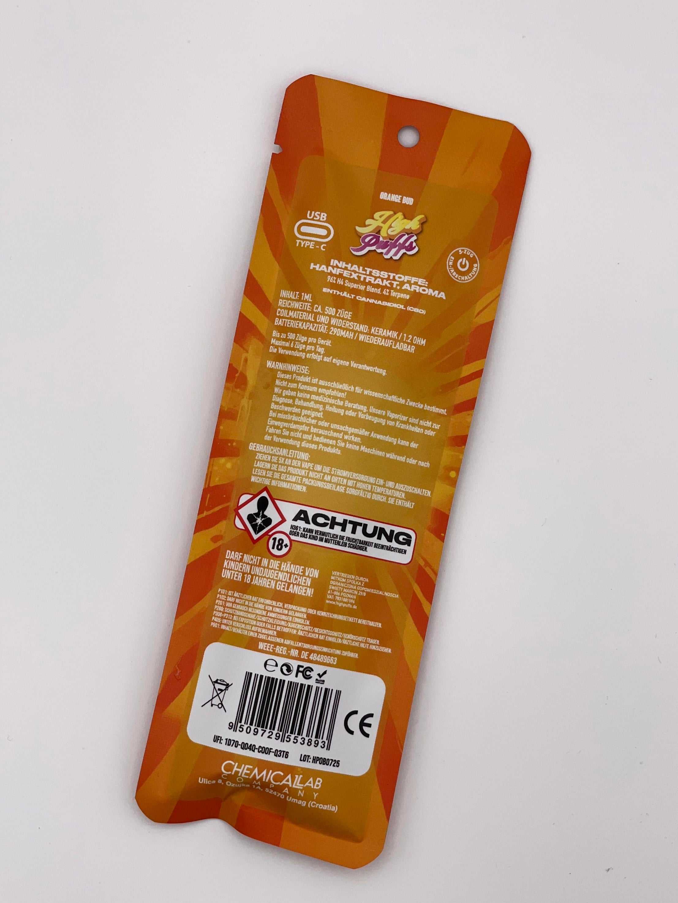 High Puff – Orange Bud (Sativa)