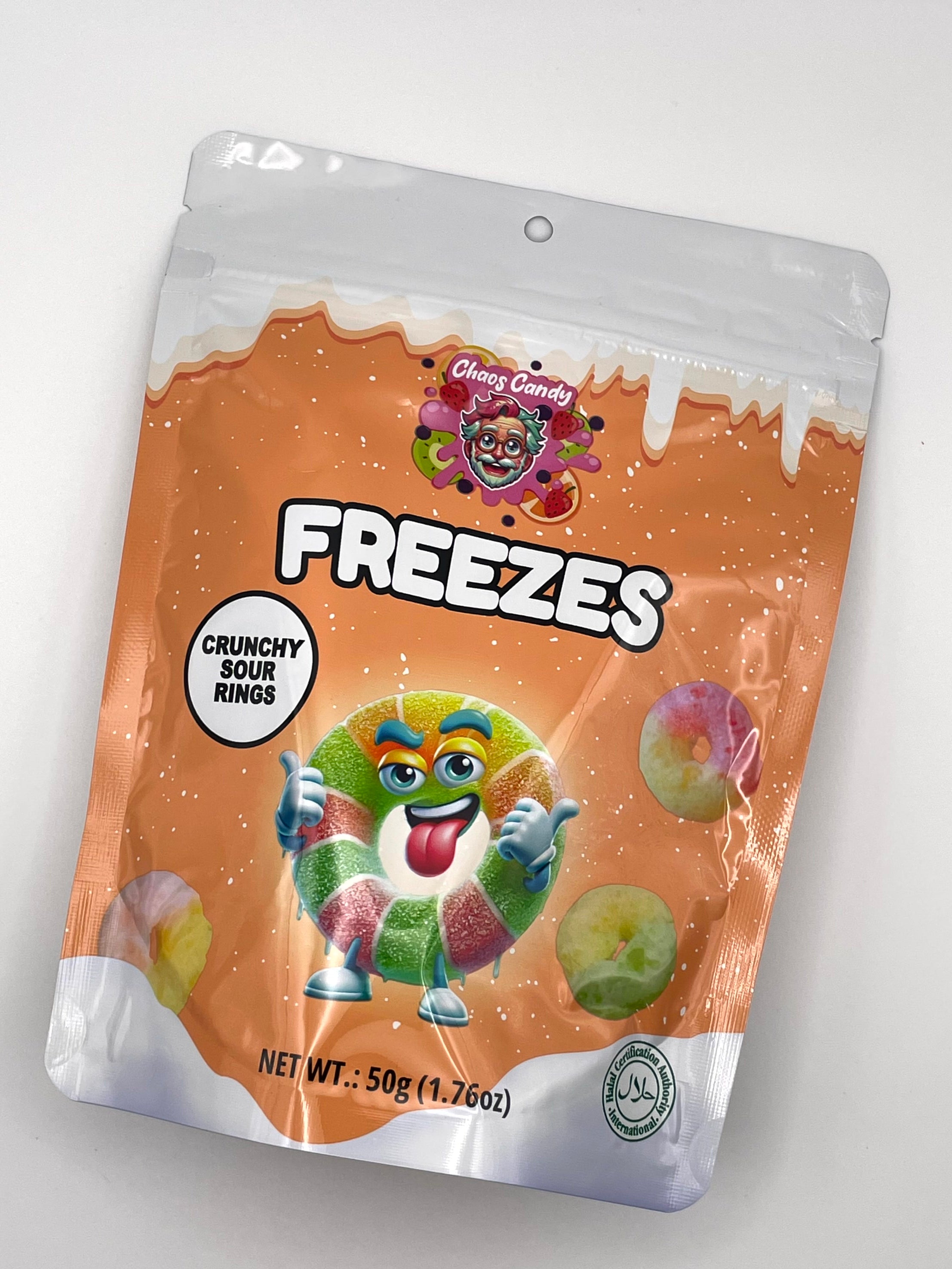 Chaos Candy Freezes – Crunchy Sour Rings (50 g)