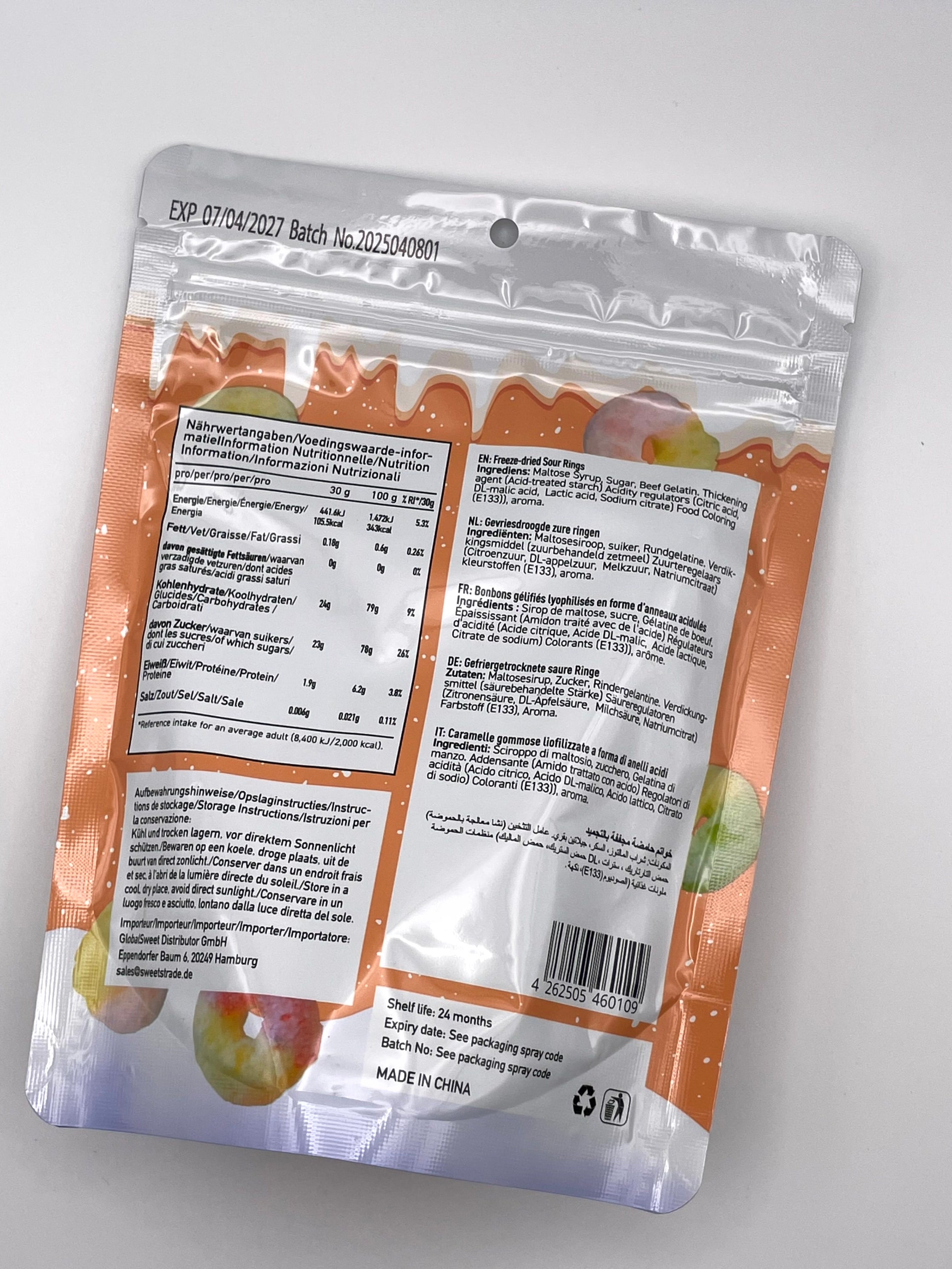 Chaos Candy Freezes – Crunchy Sour Rings (50 g)
