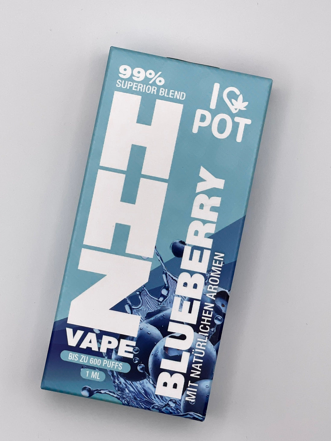 I Love POT HHZ Vape Blueberry Einweg Vape 1ml Verpackung
