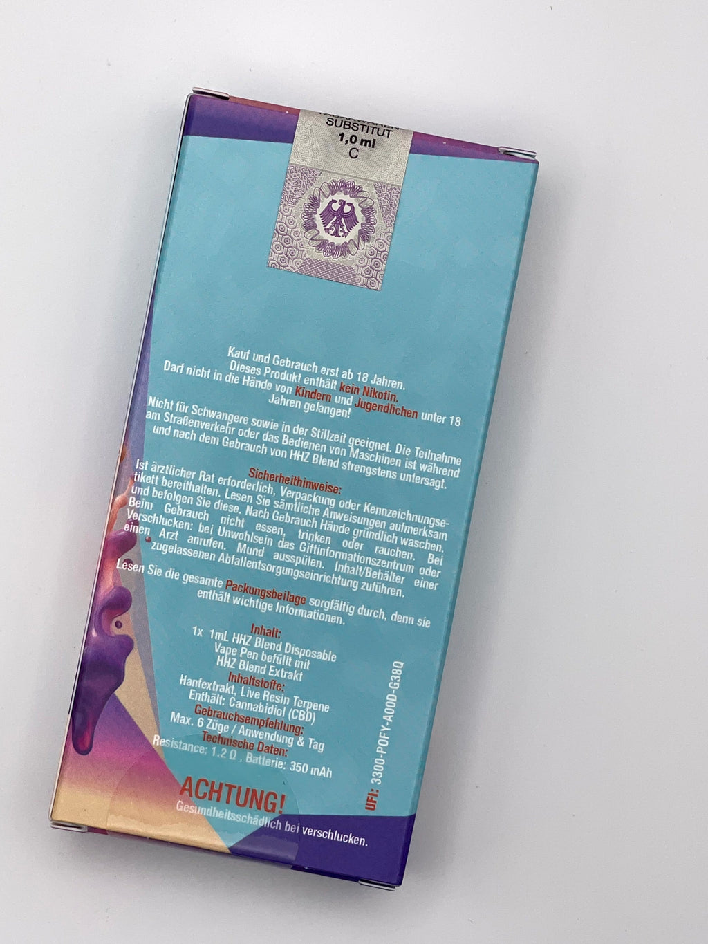 I Love POT HHZ Vape – Northern Lights (1 ml)