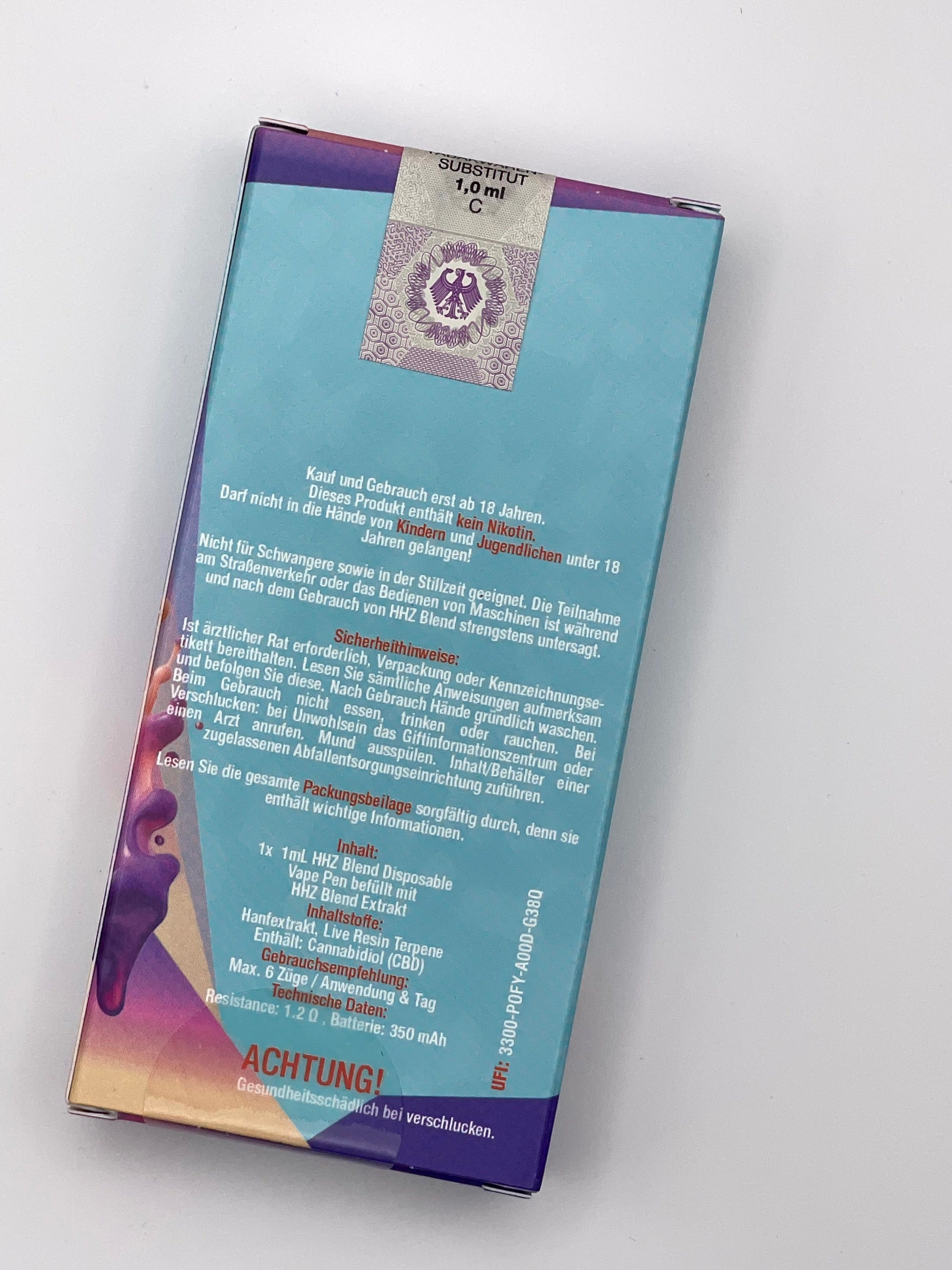 I Love POT HHZ Vape – Northern Lights (1 ml)