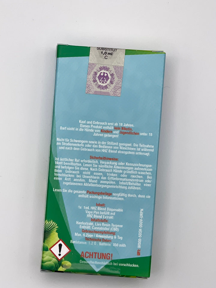 I Love POT HHZ Vape Amnesia Disposable Detailansicht
