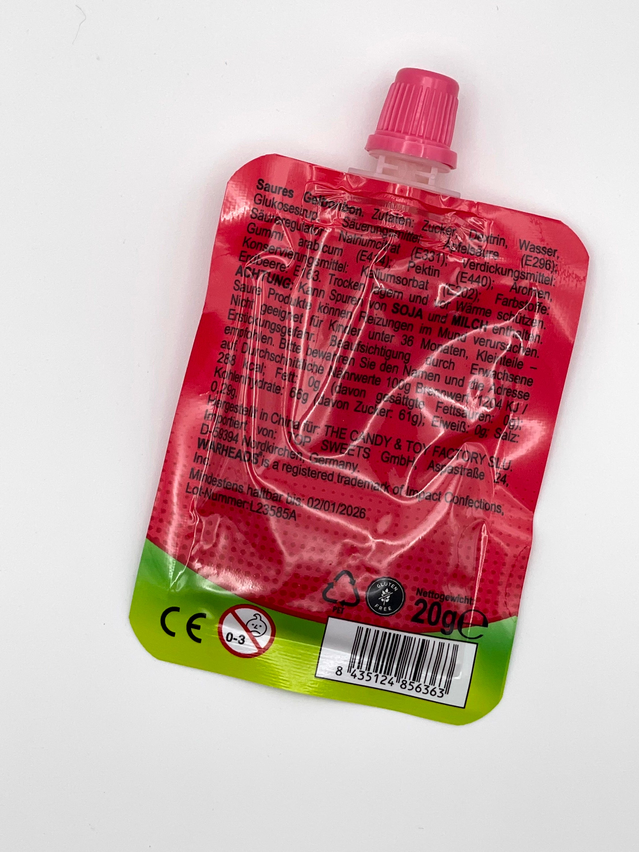 Warheads Super Sour Gel – Strawberry (20 g)