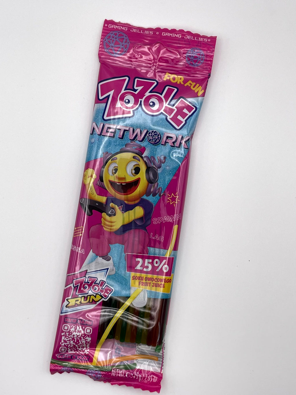 Zozole Network Gaming Jellies – Raspberry Flavour (75 g)