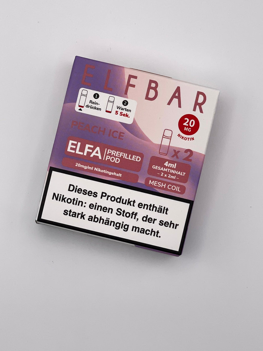 ELFBAR ELFA Peach Ice Pods