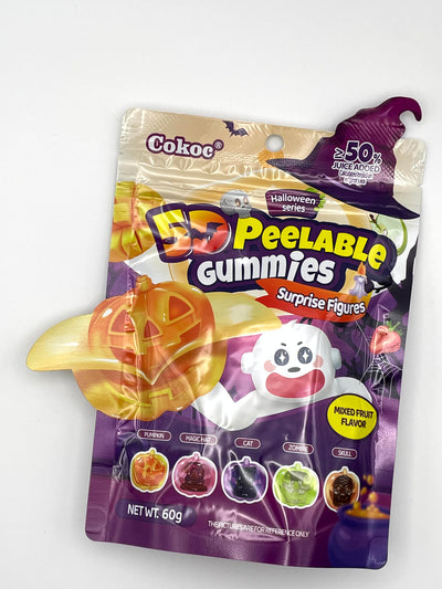 Cokoc Peelable Gummies - Halloween Series 5D Surprise Figures - 60g