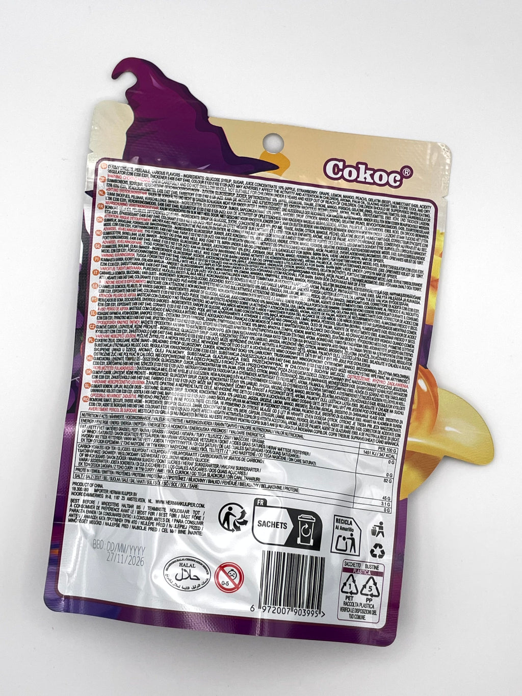 Cokoc Peelable Gummies - Halloween Series 5D Surprise Figures - 60g