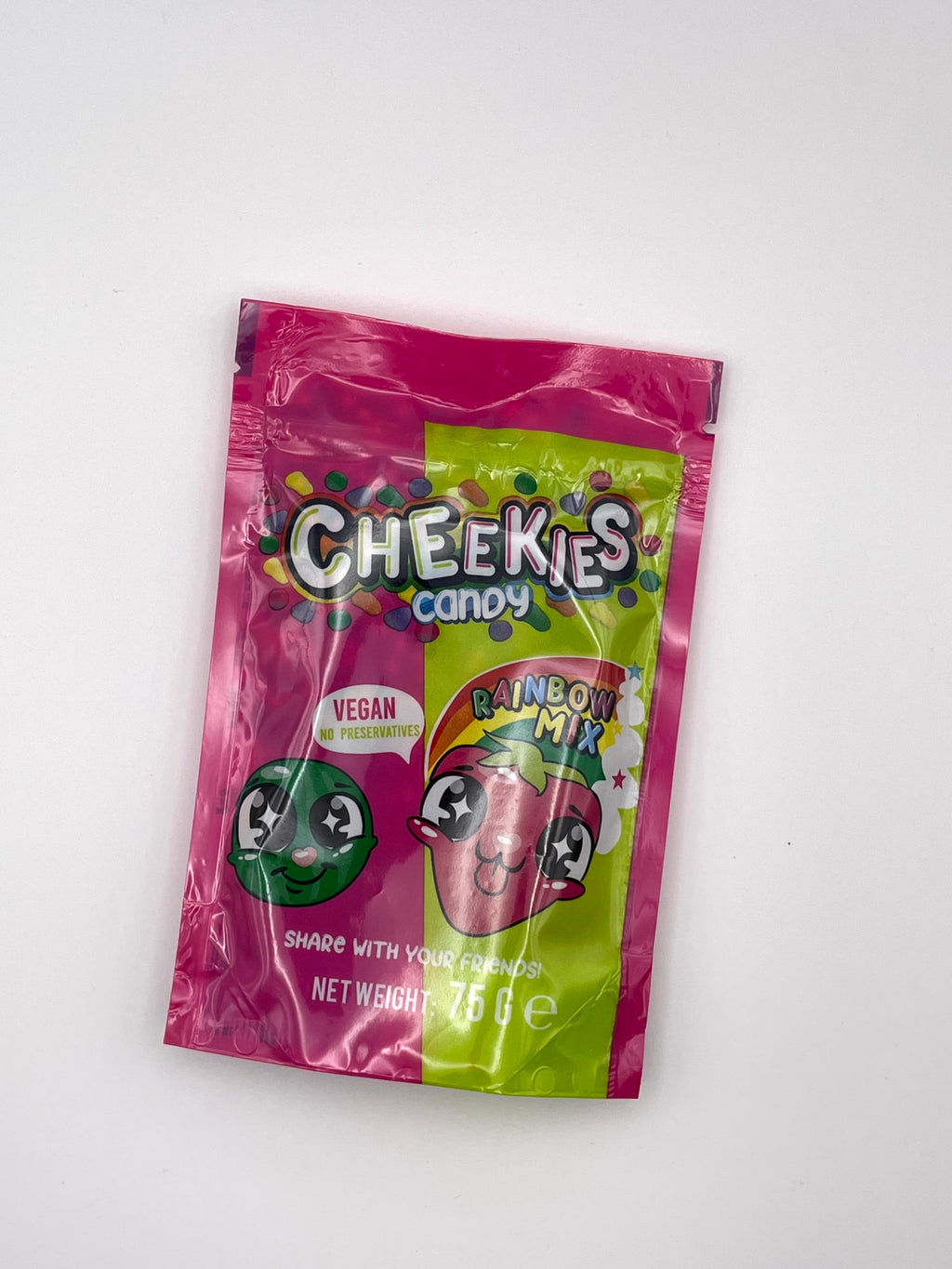 Cheekies Candy – Rainbow Mix (75 g, vegan)