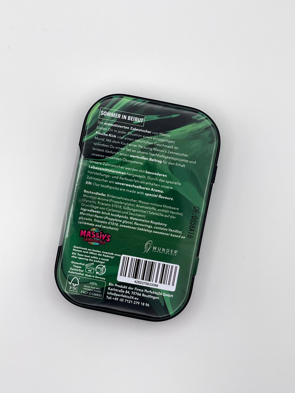 Massiv’s Zahnstocher – Sommer in Beirut (Watermelon Raspberry Ice, 100 Stk.)