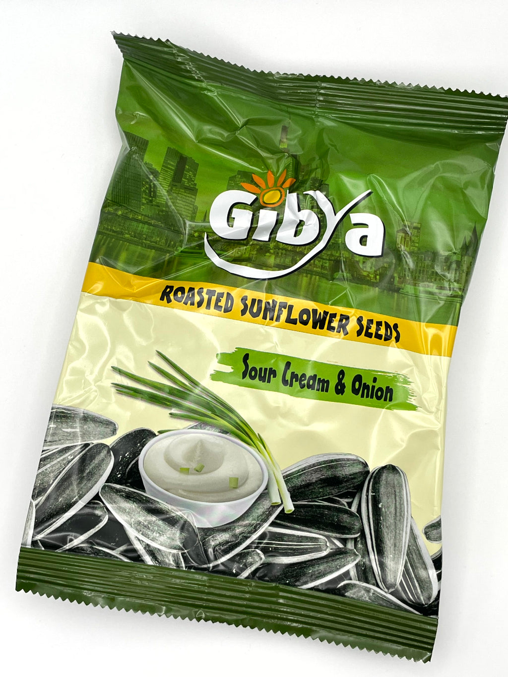 Gibya Geröstete Sonnenblumenkerne - Sour Cream & Onion 100g