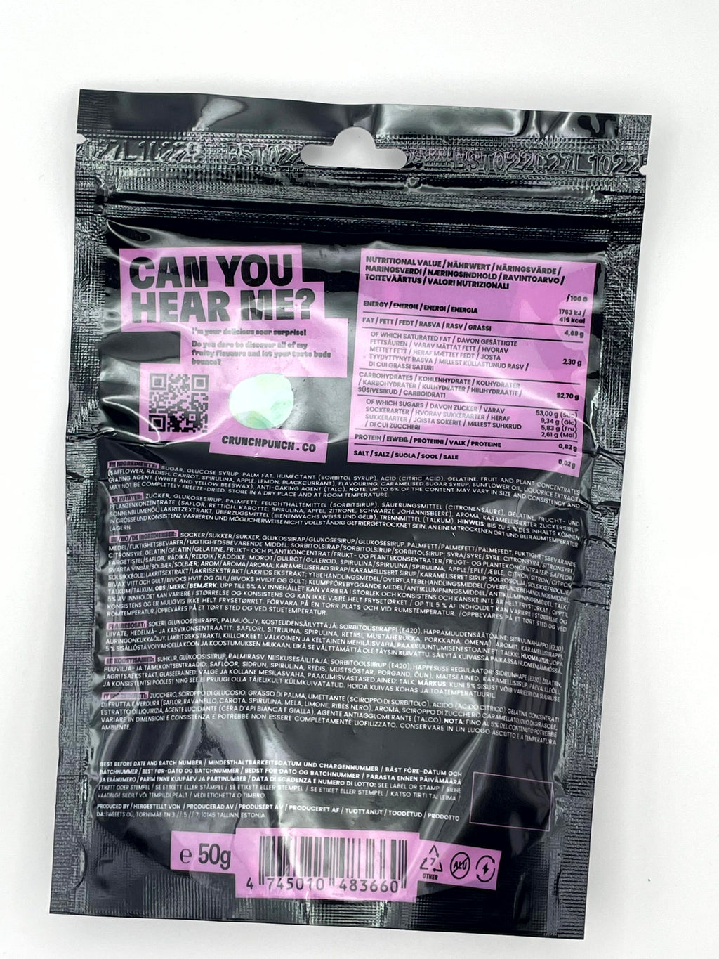 Crunch Punch Sour Starballs – Gefriergetrocknete Kaubonbons (50 g)