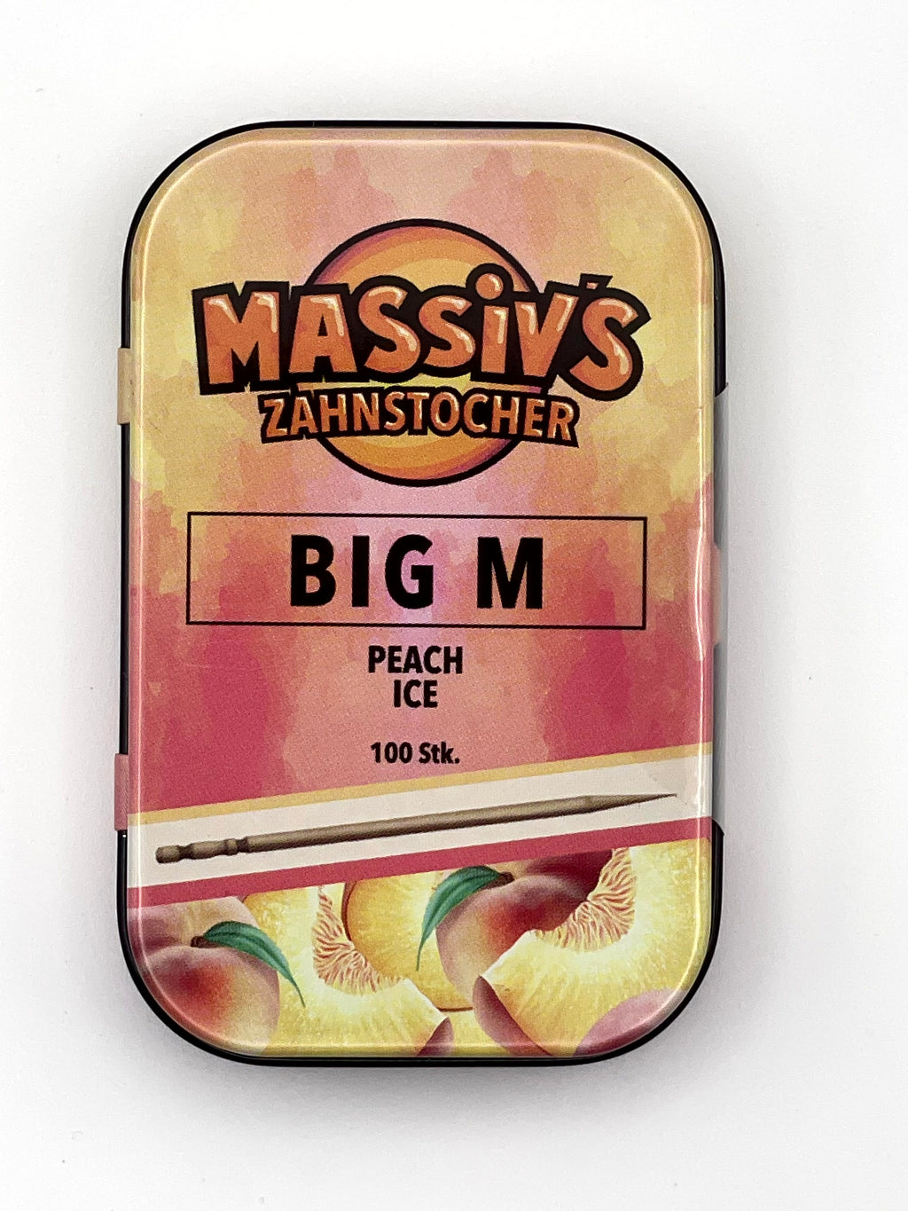 Massiv’s Zahnstocher – Big M (Peach Ice, 100 Stk.)