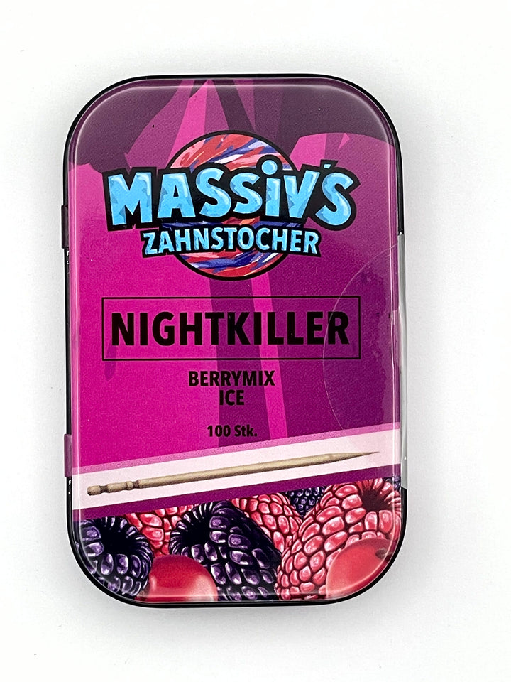 Massiv’s Zahnstocher Nightkiller Berrymix Ice 100 Stück
