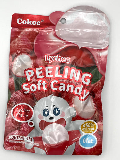 Cokoc Peeling Soft Candy – Lychee Flavor 75 g