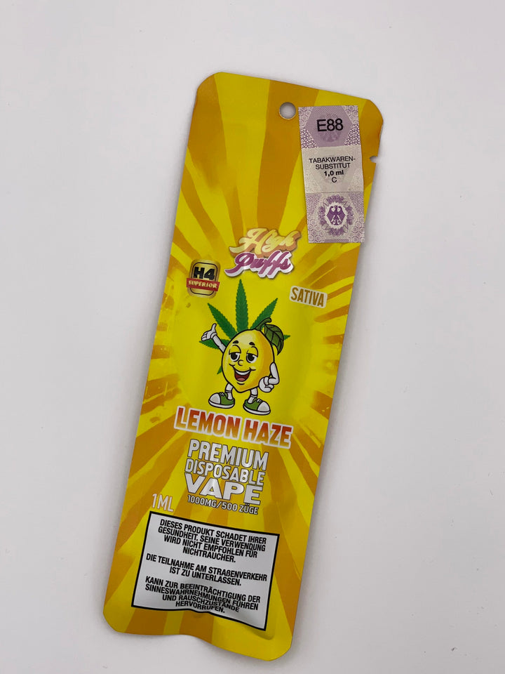 High Puff Lemon Haze Sativa Disposable Vape 1 ml
