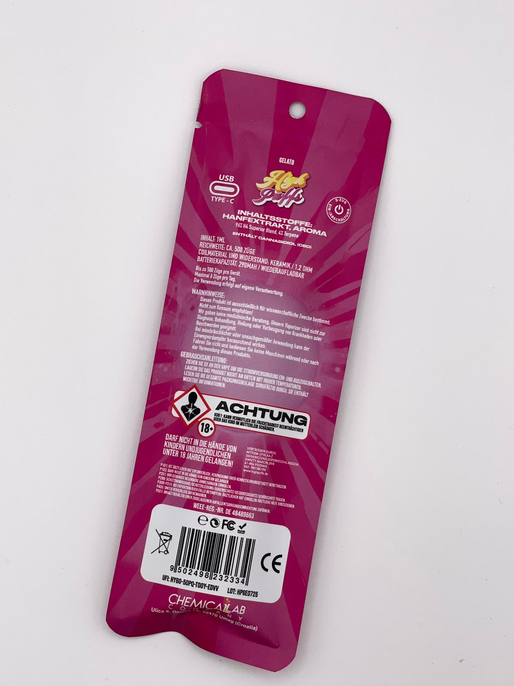 High Puff – Gelato (Indica)