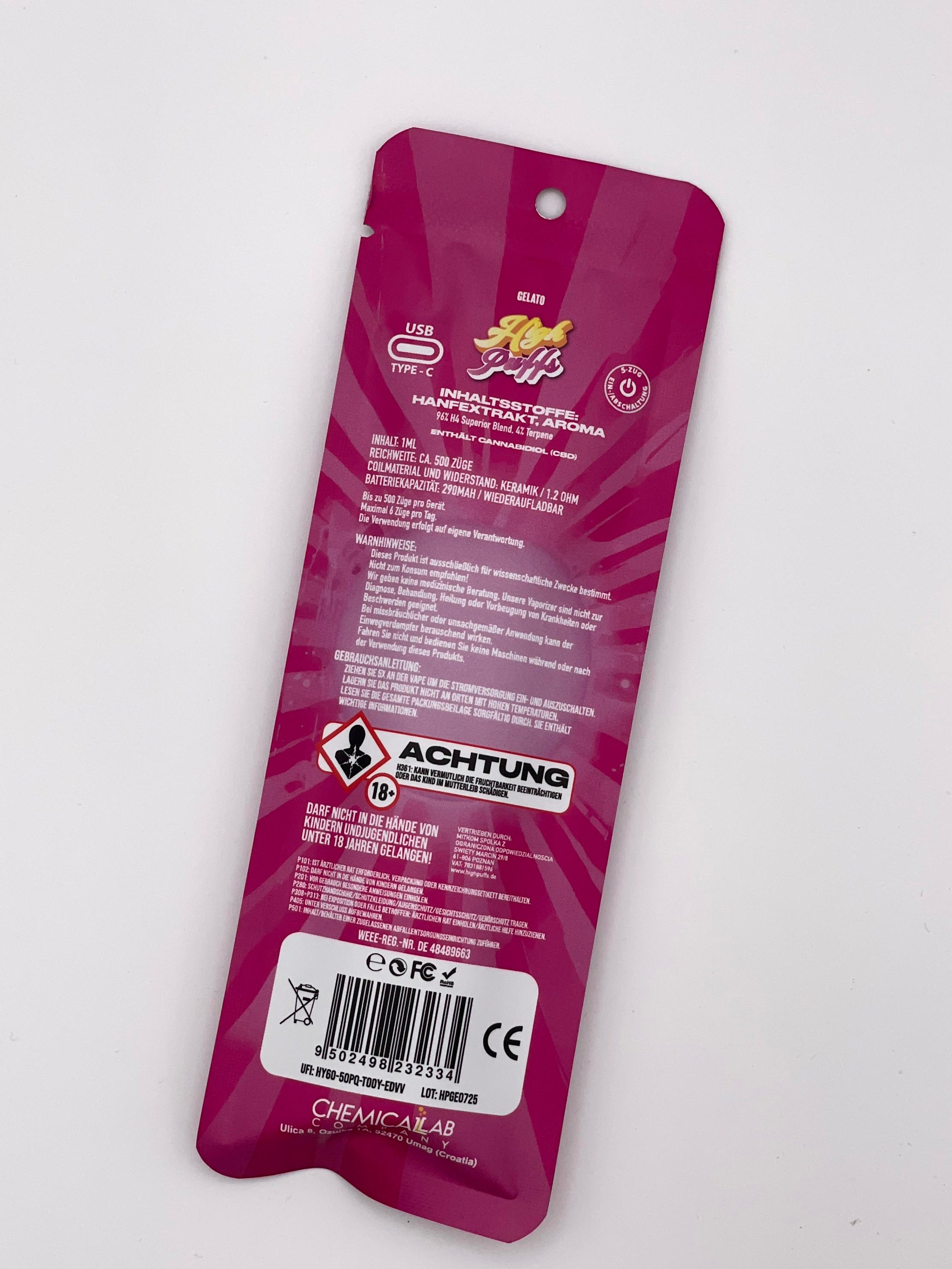 High Puff – Gelato (Indica)