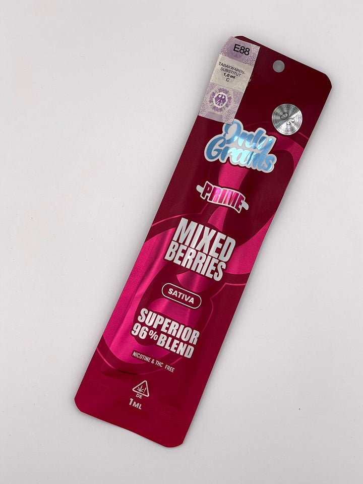 Only Grams PRIME Mixed Berries CBD Vape 1 ml
