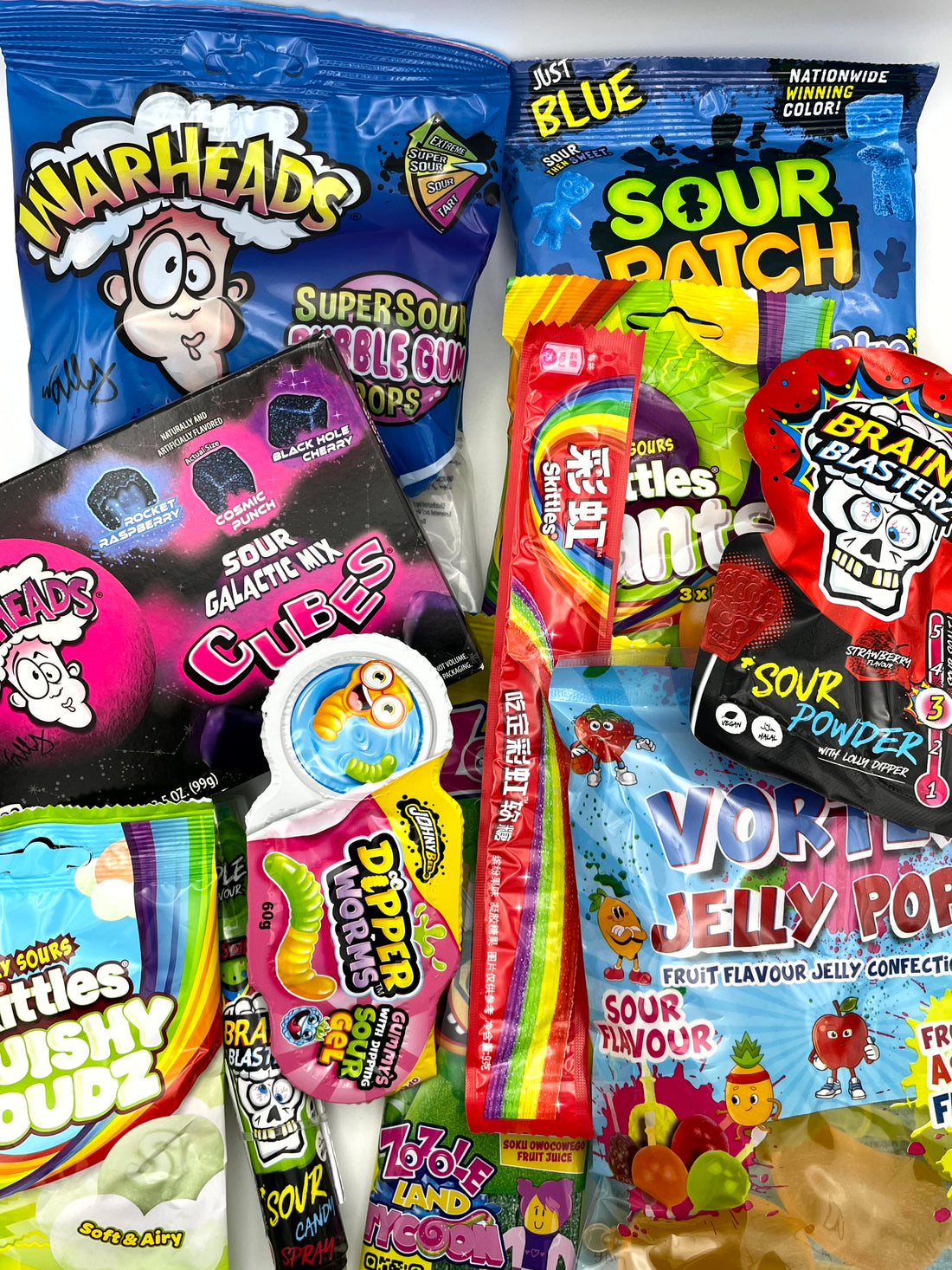 Sour Box mit 10 extra sauren Süßigkeiten von Snackbase
